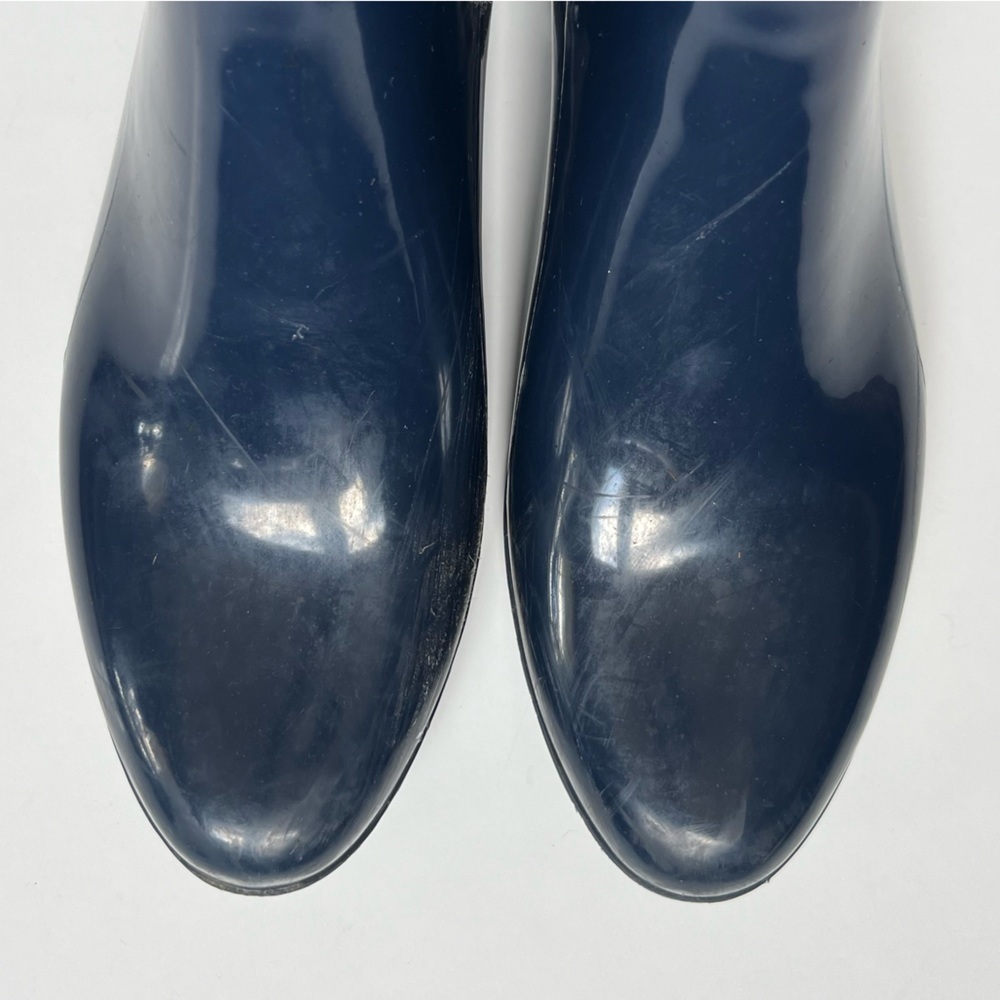 SAM EDELMAN Tinsley Rubber Rain Boot Navy Blue Size 9 - Picture 7 of 11